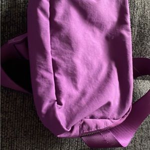 Purple belt bag for crossbody or fanny pack